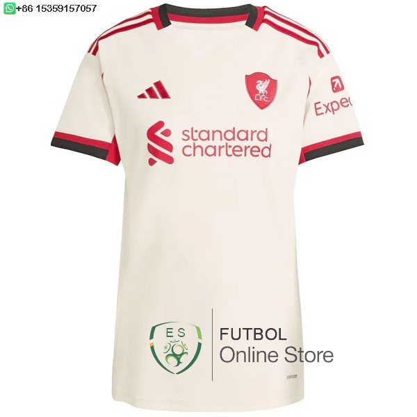 Camiseta Mujer Liverpool 25/2026 Segunda