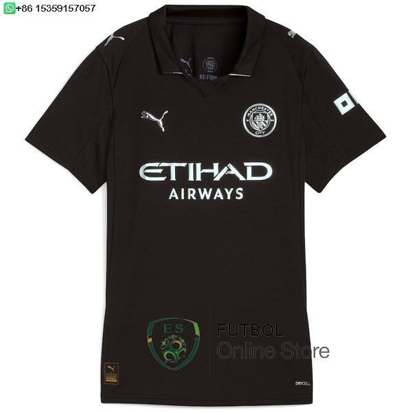 Camiseta Mujer Manchester City 25/2026 Segunda