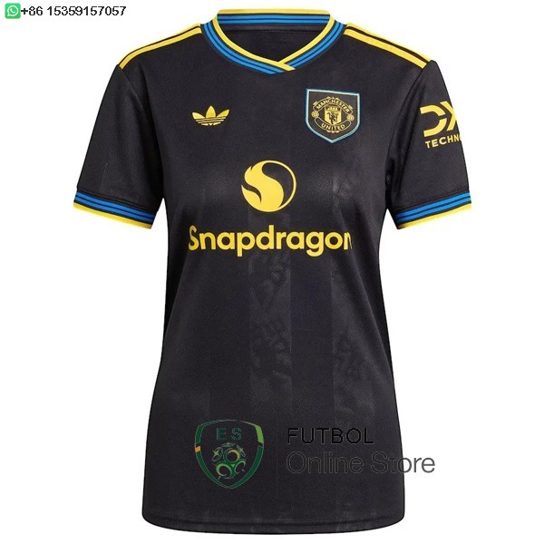 Camiseta Mujer Manchester United 25/2026 Tercera