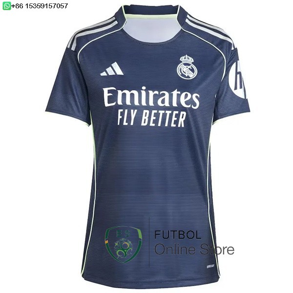 Camiseta Mujer Real Madrid 25/2026 Segunda