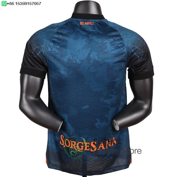 Camiseta Napoli 25/2026 Especial Jugadores Azul Naranja