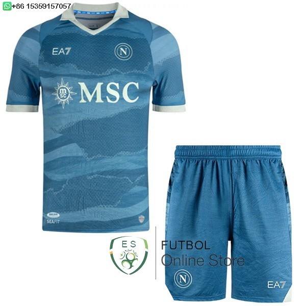 Camiseta Napoli Conjunto Completo Hombre 24/2025 Cuarta