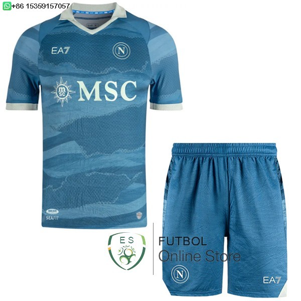 Camiseta Napoli Ninos 24/2025 Cuarta