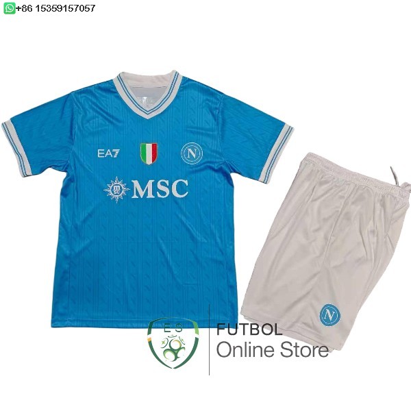 Camiseta Napoli Ninos 25/2026 Primera