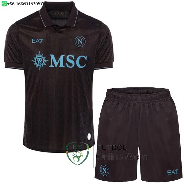 Camiseta Napoli Ninos 25/2026 Tercera