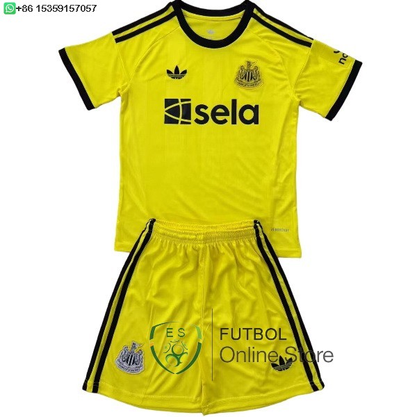 Camiseta Newcastle United Conjunto Completo Hombre 25/2026 Portero Amarillo