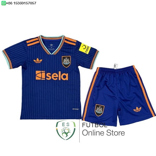 Camiseta Newcastle United Ninos 25/2026 Tercera