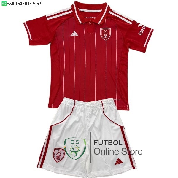 Camiseta Nottingham Forest Ninos 25/2026 Primera