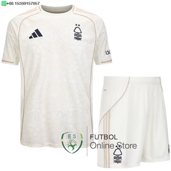 Camiseta Nottingham Forest Ninos 25/2026 Segunda Camiseta Nottingham Forest Ninos 25/2026 Segunda