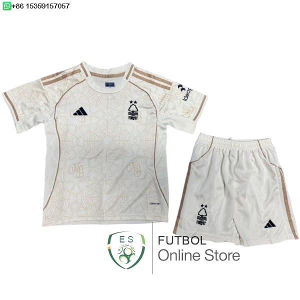 Camiseta Nottingham Forest Ninos 25/2026 Segunda