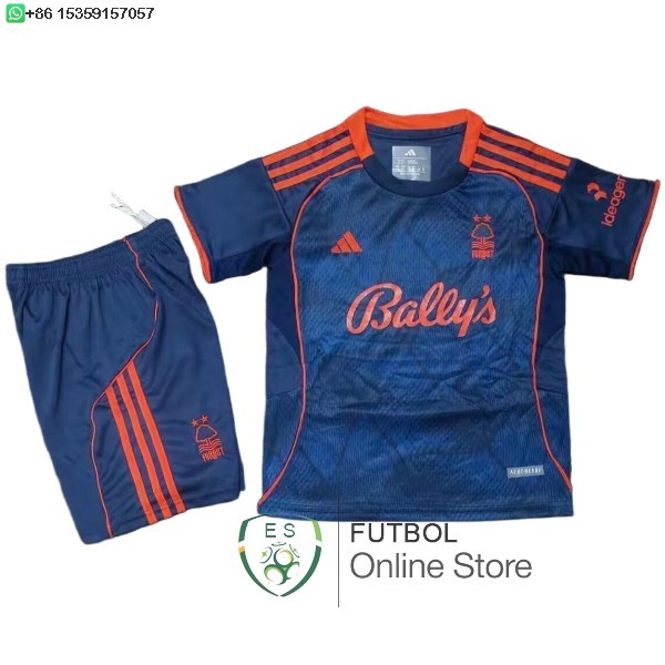 Camiseta Nottingham Forest Ninos 25/2026 Tercera