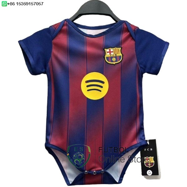 Camiseta Onesies Barcelona Ninos 25/2026 Primera