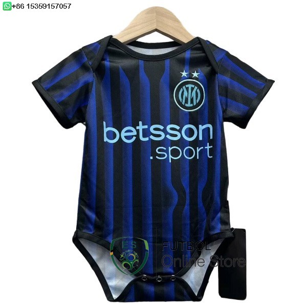 Camiseta Onesies Inter Milan Ninos 25/2026 Primera