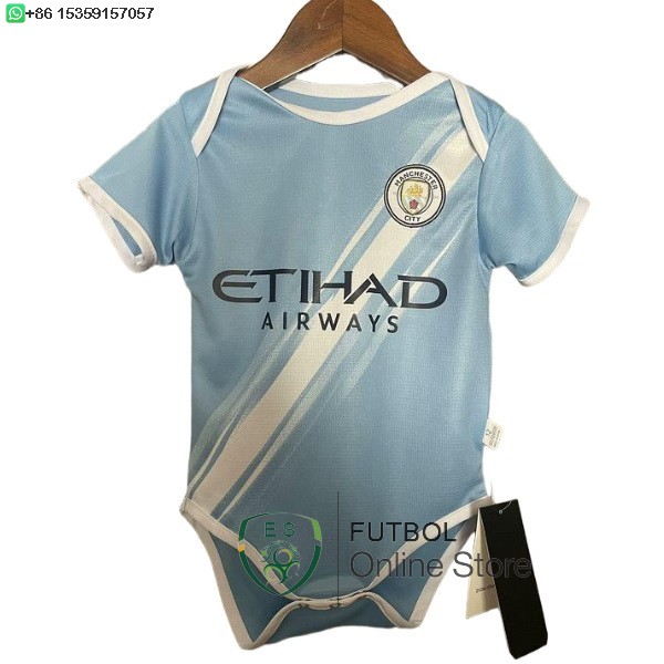 Camiseta Onesies Manchester City Ninos 25/2026 Primera