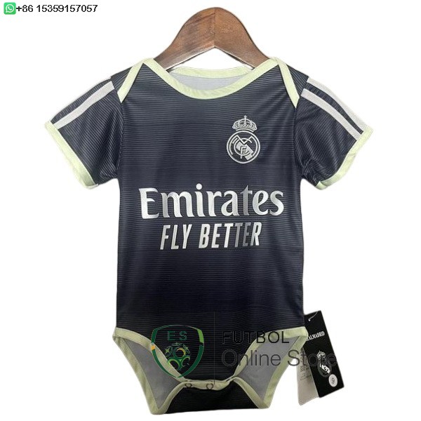 Camiseta Onesies Real Madrid Ninos 25/2026 Segunda