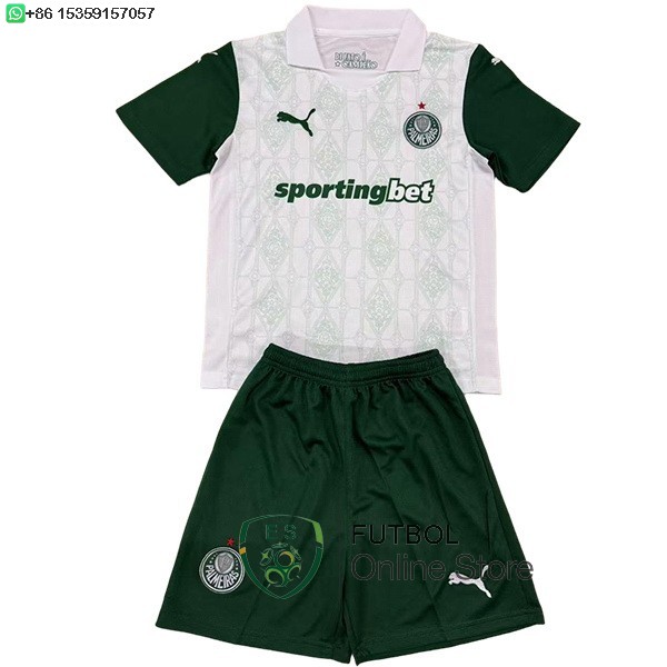 Camiseta Palmeiras Conjunto Completo Hombre 25/2026 Segunda