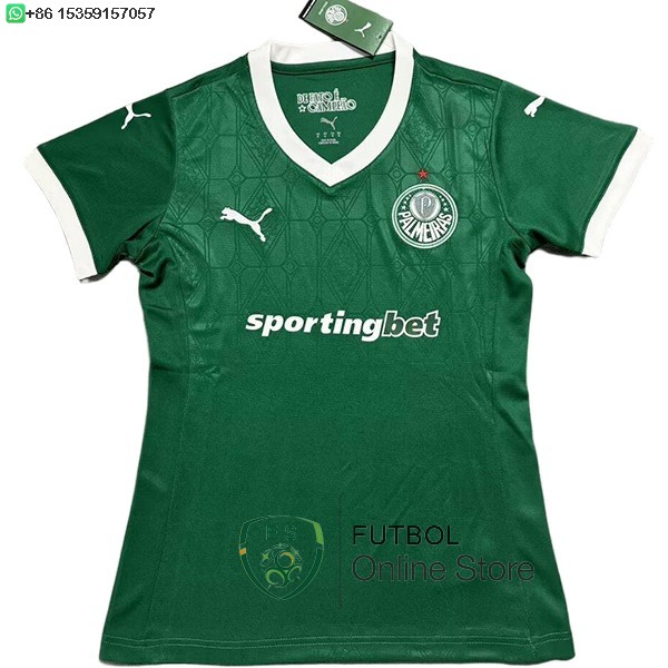 Camiseta Palmeiras Mujer 25/2026 Primera