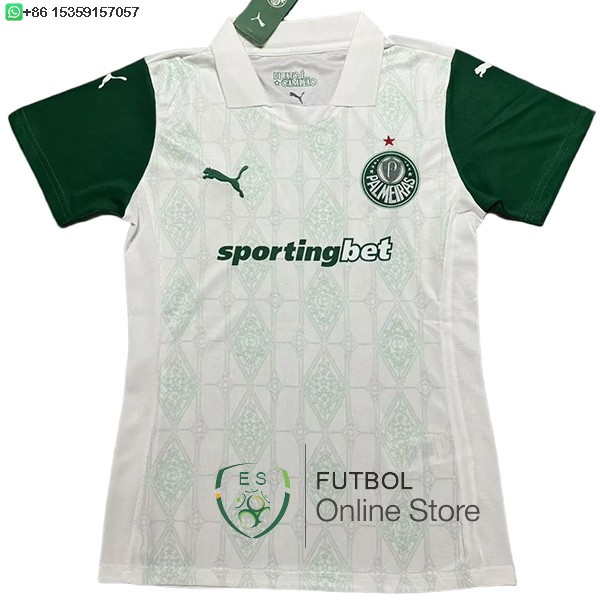 Camiseta Palmeiras Mujer 25/2026 Segunda