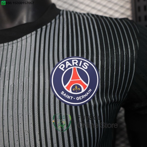 Camiseta Paris Saint Germain 25/2026 Jugadores Portero Negro