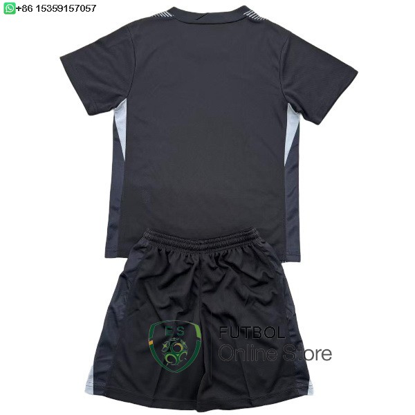 Camiseta Paris Saint Germain Conjunto Completo Hombre 25/2026 Portero Negro Gris