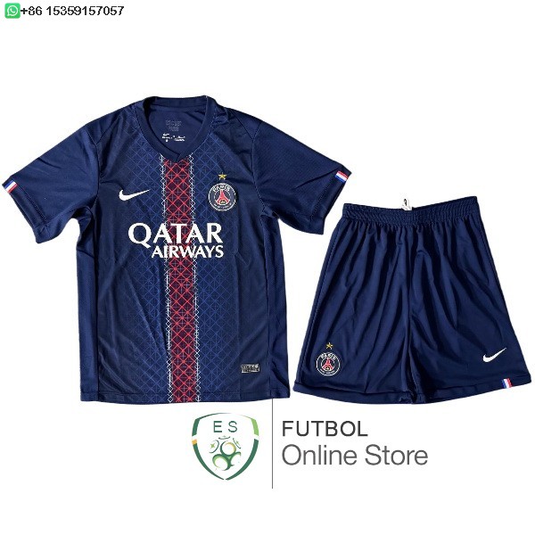 Camiseta Paris Saint Germain Conjunto Completo Hombre 25/2026 Primera