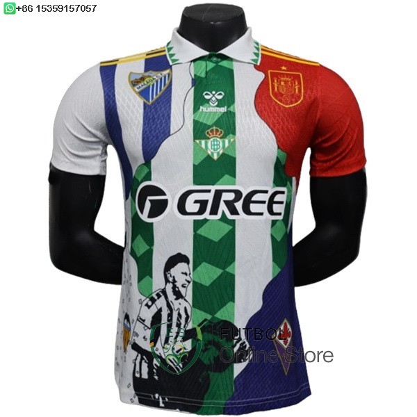 Camiseta Real Betis 25/2026 Especial Jugadores Blanco Verde Camiseta Real Betis 25/2026 Especial Jugadores Blanco Verde