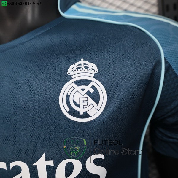 Camiseta Real Madrid 25/2026 Especial Jugadores Azul Marino