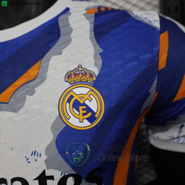 Camiseta Real Madrid 25/2026 Especial Jugadores Blanco Azul