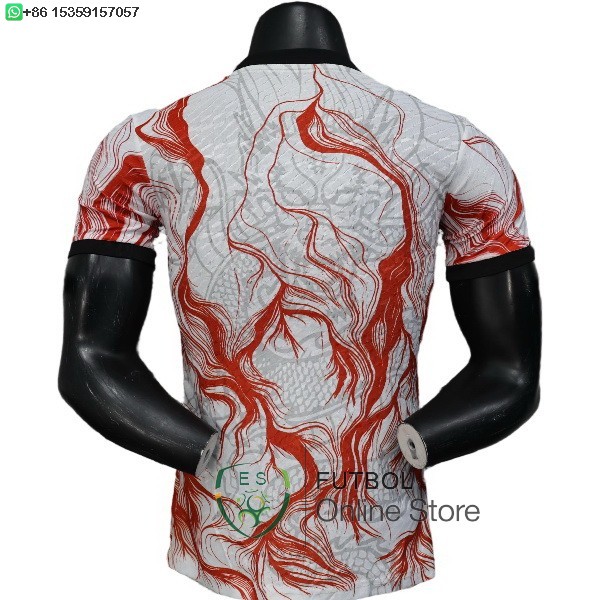 Camiseta Real Madrid 25/2026 Especial Jugadores Blanco Negro Rojo