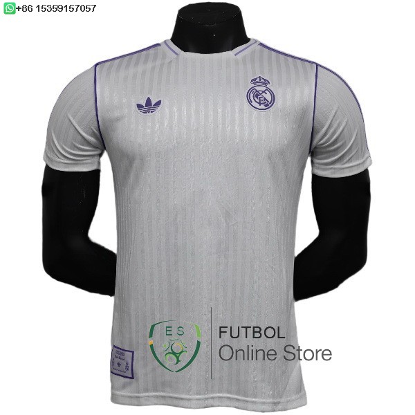 Camiseta Real Madrid 25/2026 Especial Jugadores Blanco Purpura Camiseta Real Madrid 25/2026 Especial Jugadores Blanco Purpura