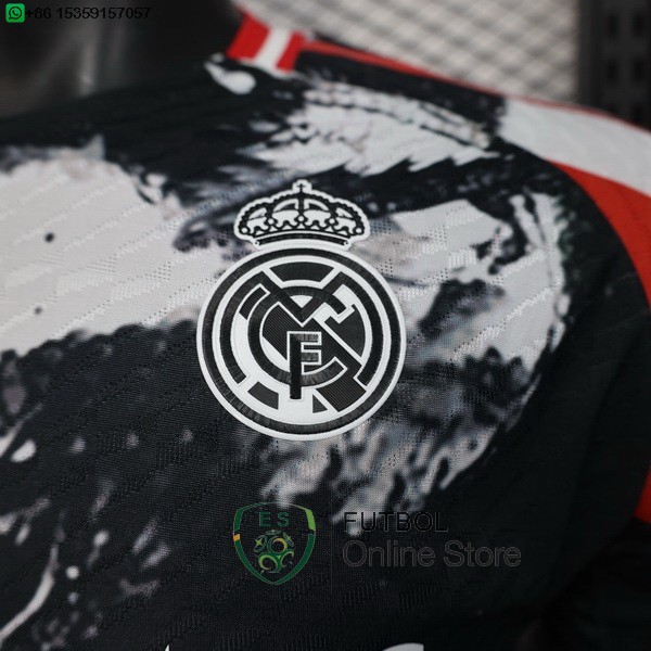Camiseta Real Madrid 25/2026 Especial Jugadores Blanco Rojo Negro