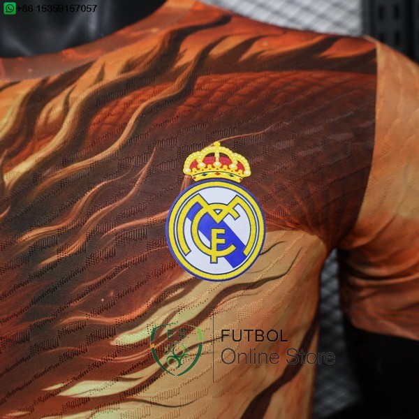 Camiseta Real Madrid 25/2026 Especial Jugadores Naranja