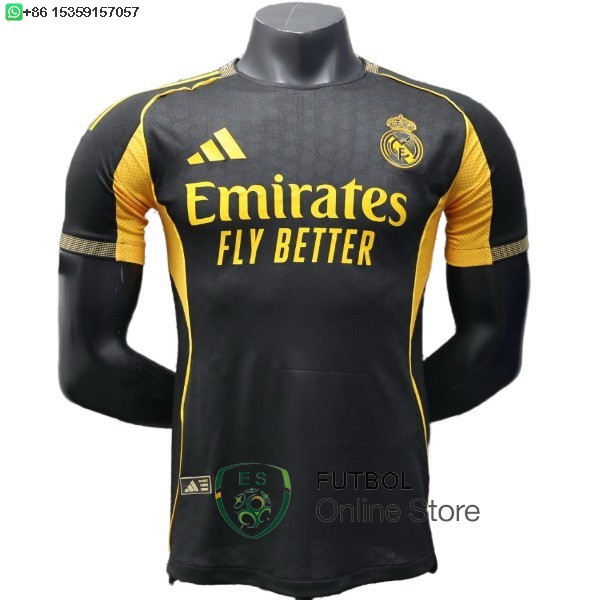Camiseta Real Madrid 25/2026 Especial Jugadores Negro