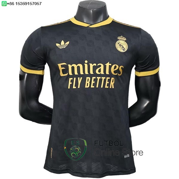 Camiseta Real Madrid 25/2026 Especial Jugadores Negro I Amarillo Camiseta Real Madrid 25/2026 Especial Jugadores Negro I Amarillo