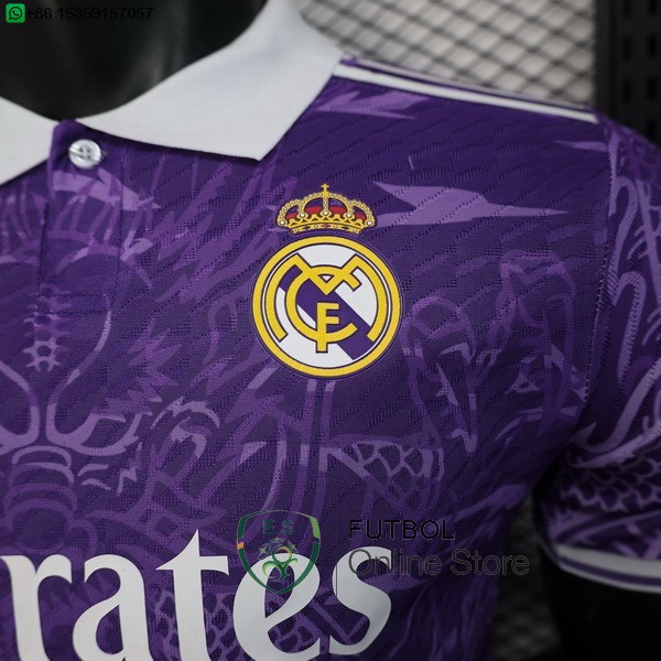 Camiseta Real Madrid 25/2026 Especial Jugadores Purpura II Blanco