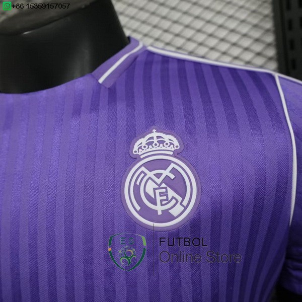 Camiseta Real Madrid 25/2026 Especial Jugadores Purpurao