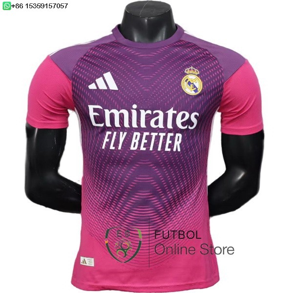 Camiseta Real Madrid 25/2026 Especial Jugadores Purpurao