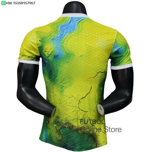 Camiseta Real Madrid 25/2026 Especial Jugadores Verde Amarillo