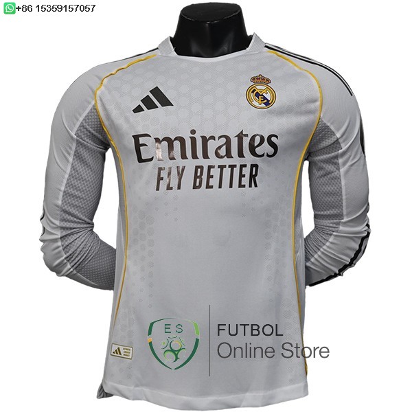 Camiseta Real Madrid 25/2026 ML Primera Jugadores Camiseta Real Madrid 25/2026 ML Primera Jugadores