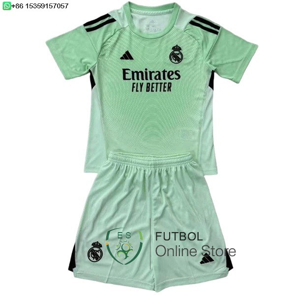 Camiseta Real Madrid 25/2026 Portero Verde