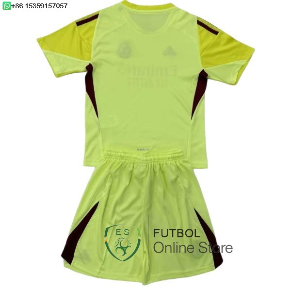 Camiseta Real Madrid Conjunto Completo Hombre 25/2026 Portero Amarillo