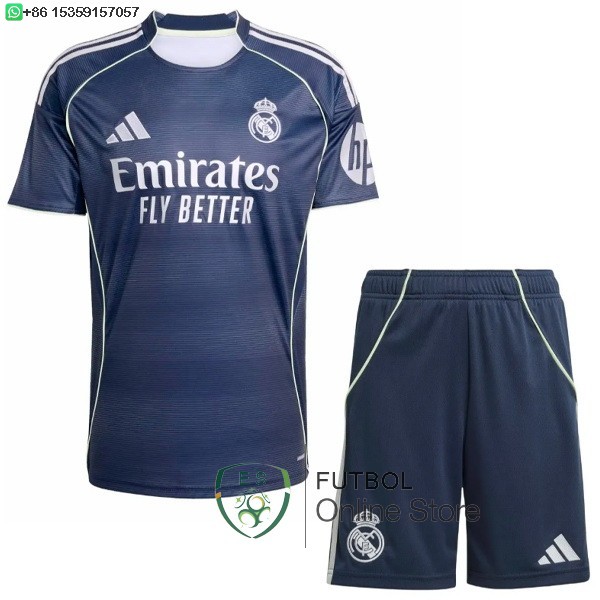 Camiseta Real Madrid Conjunto Completo Hombre 25/2026 Segunda Camiseta Real Madrid Conjunto Completo Hombre 25/2026 Segunda