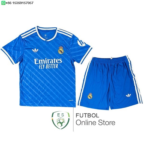 Camiseta Real Madrid Conjunto Completo Hombre 25/2026 Tercera