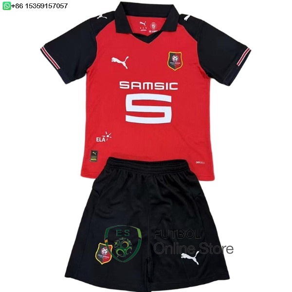Camiseta Rennais Ninos 25/2026 Primera Camiseta Rennais Ninos 25/2026 Primera