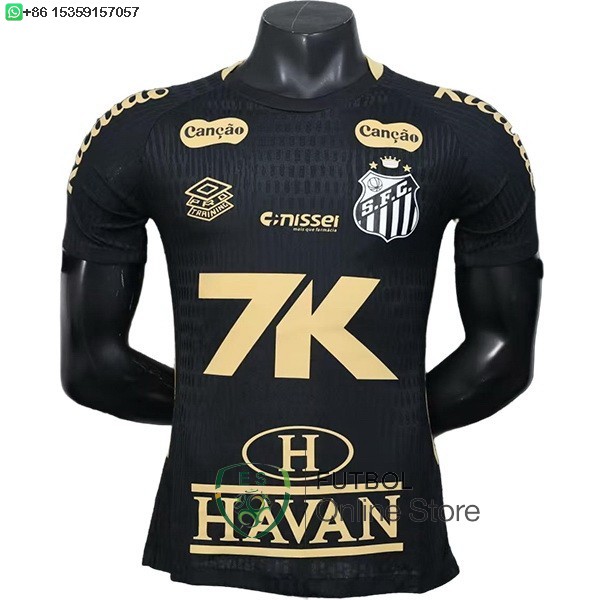 Camiseta Santos 25/2026 Especial Jugadores Negro Camiseta Santos 25/2026 Especial Jugadores Negro