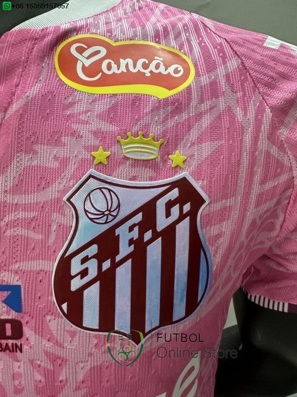 Camiseta Santos 25/2026 Especial Jugadores Rosa