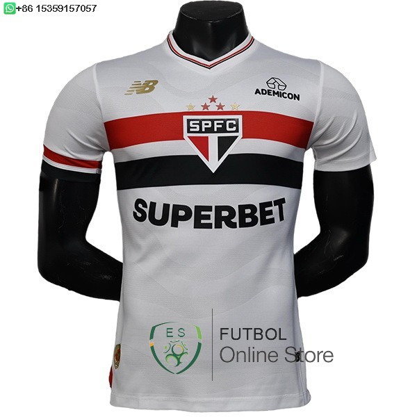 Camiseta Sao Paulo 25/2026 Primera Jugadores Camiseta Sao Paulo 25/2026 Primera Jugadores