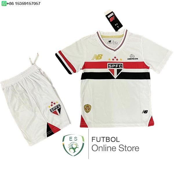 Camiseta Sao Paulo Ninos 25/2026 Primera