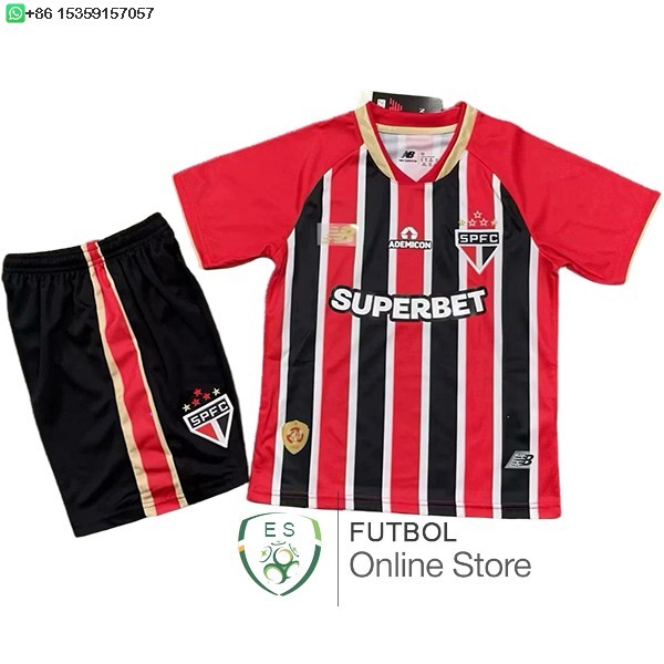 Camiseta Sao Paulo Ninos 25/2026 Segunda