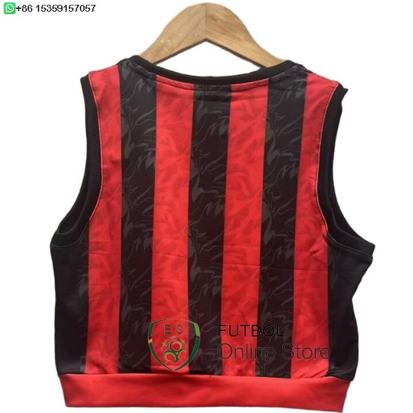 Camiseta Sin Mangas Mujer AC Milan 25/2026 Primera